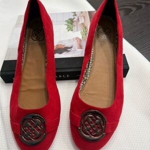 Red Women's Flats